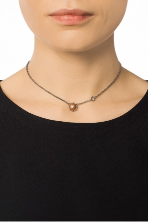Necklace with cubic zirconia, zdjęcie 2 Necklace with cubic zirconia od Bottega Veneta